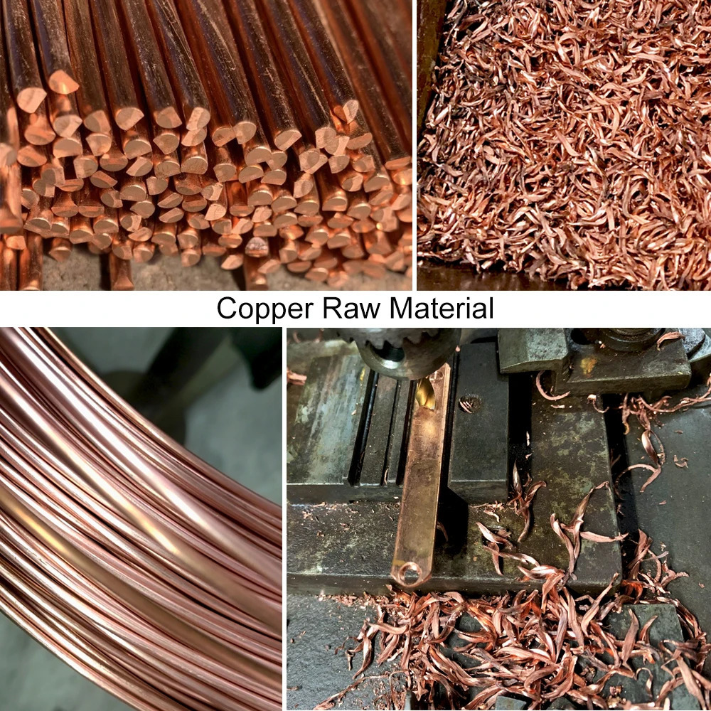 Vinterly Pure Copper Magnetic Bracelets Adjustable 8mm Knot Magnet Cuff Bangle Vintage Health Energy Jewelry Women Men Resizable 250707