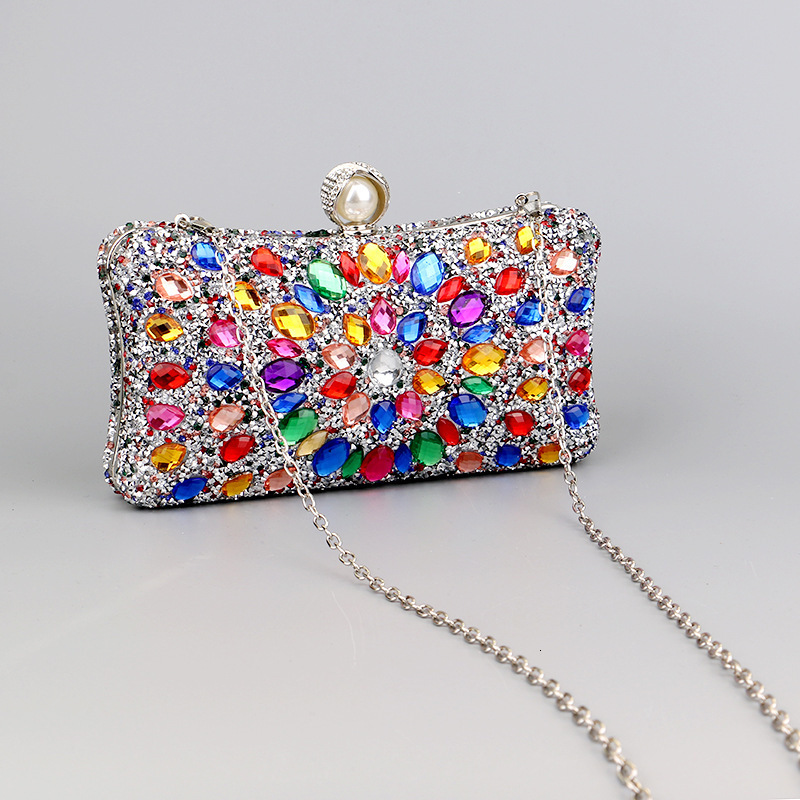 Diamond bag dinner bag ladys fashionable banquet versatile dress evening bag230729