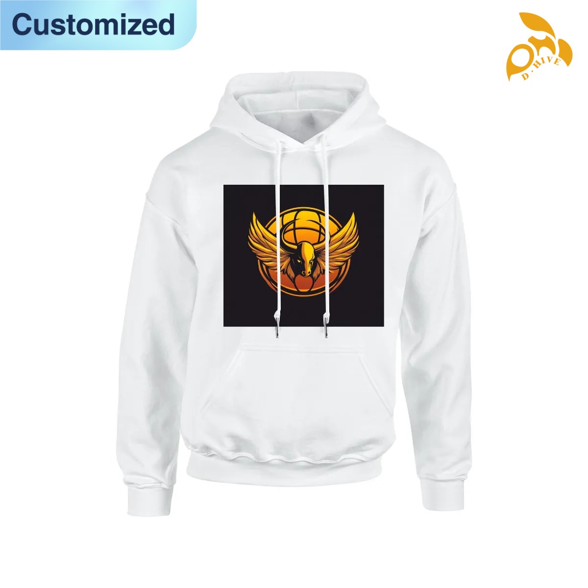 free shipping of customized super fashionable Ladies' polyester cotton hooded pocket sweatshirt is suitable for 260GSM with exquisite patterns fr