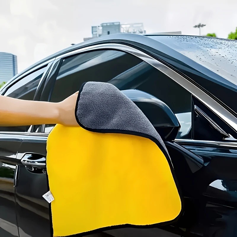 20 thickened microfiber car cleaning towel cloths with high water absorption suitable for car washing waxing polishing cleaning drying and household c