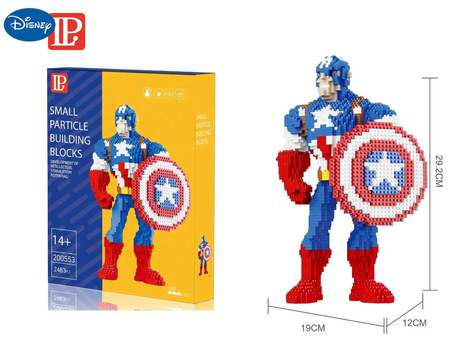 Disney Spiderman Hulk Building Block Iron Man Rocket Raccoon Super Heroes Assembled 3D Model Captain America Mini Brick Figures Toys Z250710
