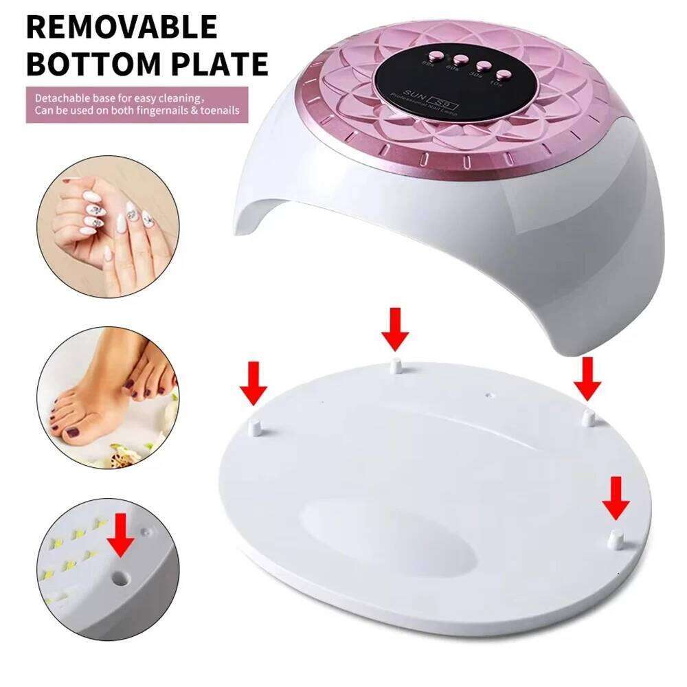 S9 268W LED Drying Professional Nail Art Dryer Light for Nails 57 Beads Fast Curing UV Gel Polish Lamp X250710