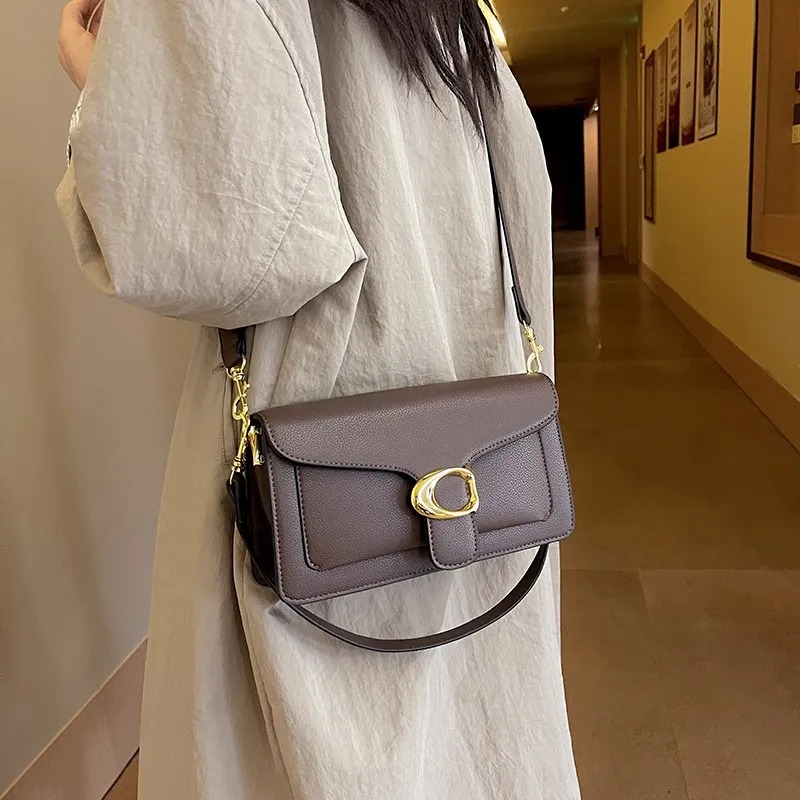 Designer Bag Shoulder Bag Luxury Bag Purse Crossbody Bag Fashion Logo Women's Handbag High Quality Leather Small Square Bag Black Large Capacity 
