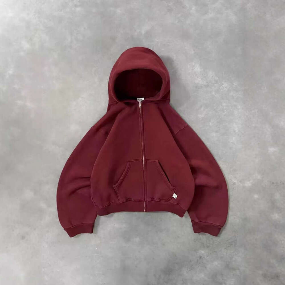 Spring Autumn Hooded Zipper Long Sleeve Sports Casual Sweatshirt For Men And Women B5 - view 3
