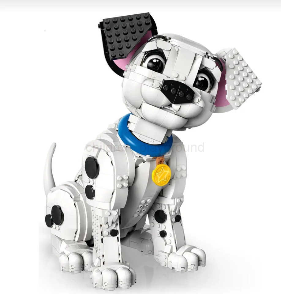 Disney Lion King Simba 43247 43269 101 Dalmatians Dog Building Block Series Adult Children Boys and Girls Assembly Toy Model Party W250710