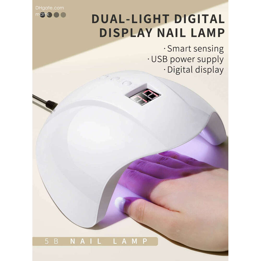 1Pc 12 Lamp Dryer, Phototherapy Double Light Source UV Lamp, For Women Nail Art DIY Use X250710 X250710