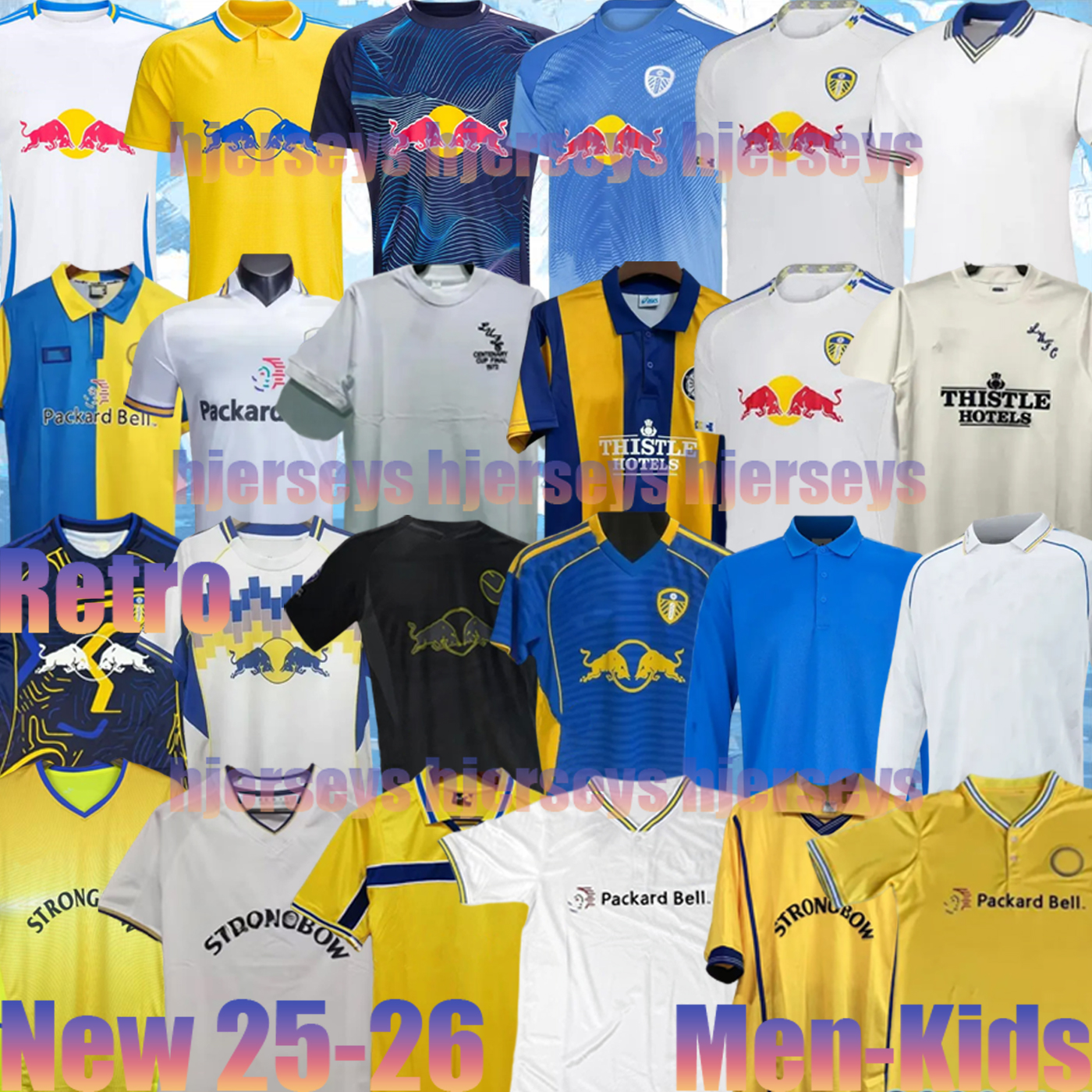 24 25 26 BAMFORDS Soccer Jerseys Home Away 2024 2025 2026 LeedsS Adams Unitedes Retro 78 89 90 91 92 93 94 01 02 03 AMPADU JAMES GEORGINIO Third Football Shirt Men Kids kits