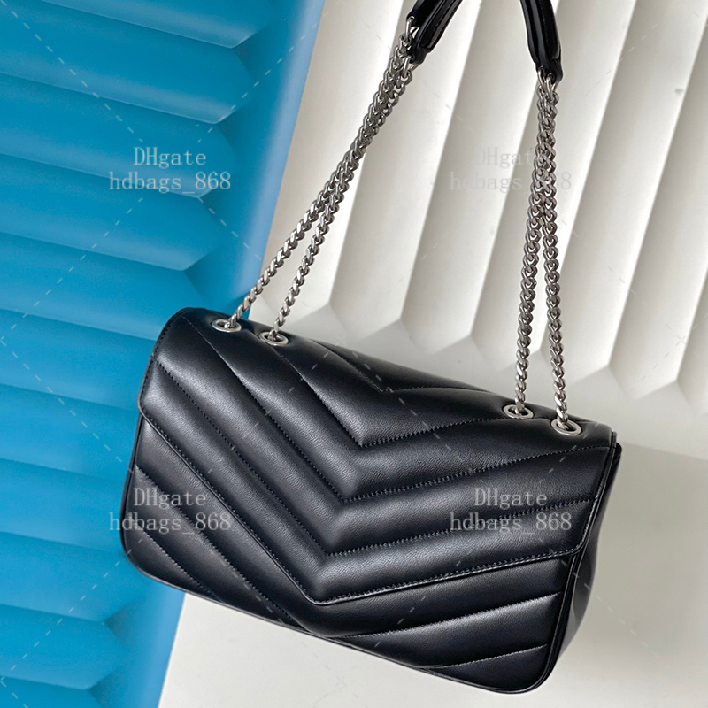 20A Ladies Lambskin Designer Chain Bag - Chic Fashionable Crossbody & Shoulder Purse 29cm with Box Y461