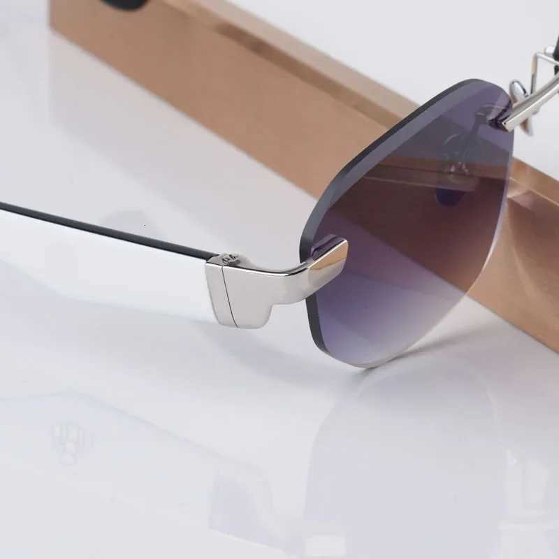 Z111 Square Germany Brand Rimss Sunes Alloy Acetate Top Quality UV400 Diamond Cutting Fashion ical Design Gradient W250709