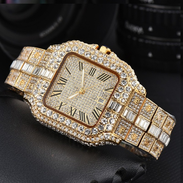 Top-notch design Moissanite watches, mechanical watches, men's and women's hip-hop style wristwatches