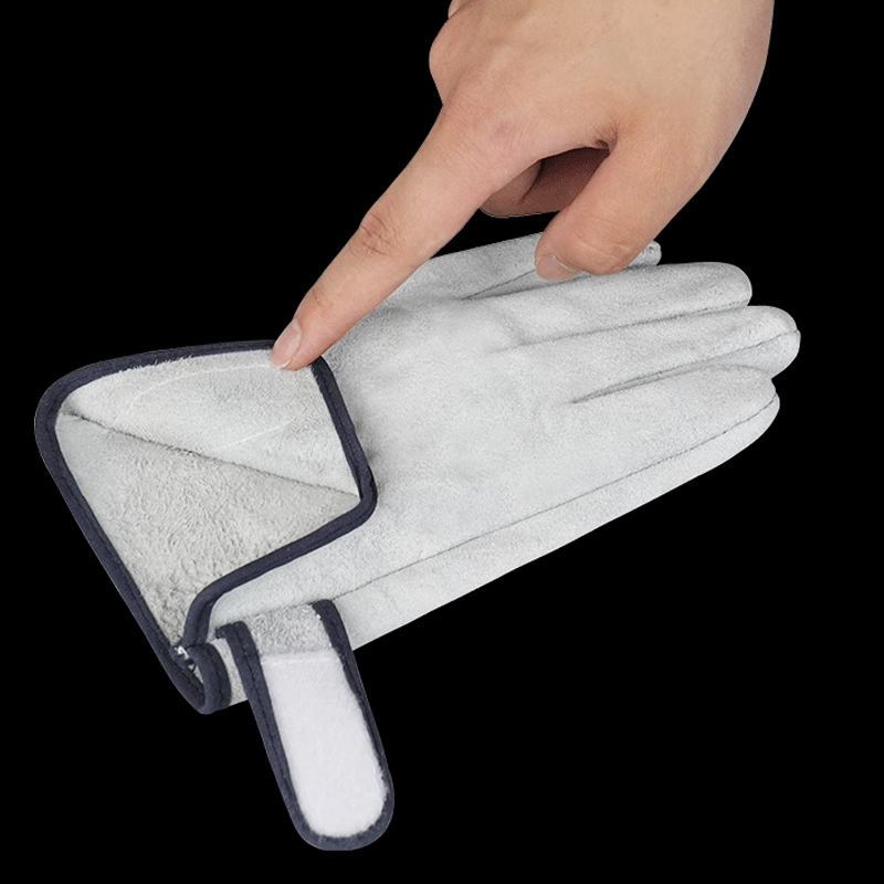 Protective cowhide gloves Special thickened wear-resistant scalding gloves are used for high temperature and labor protection of welders.