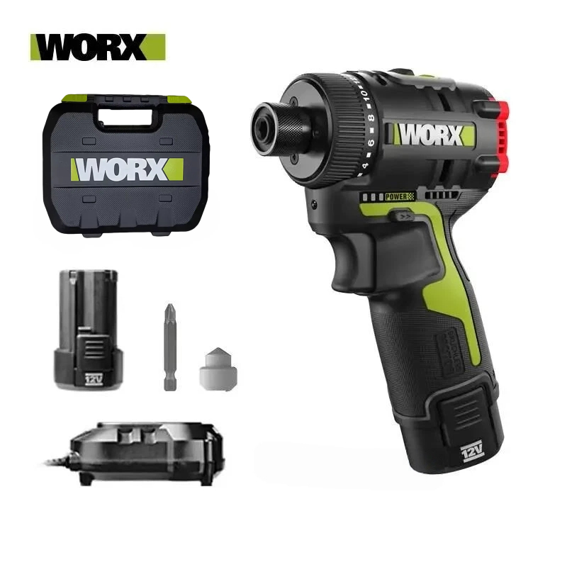 WORX 12V Brushless Driver Electromechanical Drill WU129 Lithium Battery Screwdriver Multifunctional Impact Screwdriver