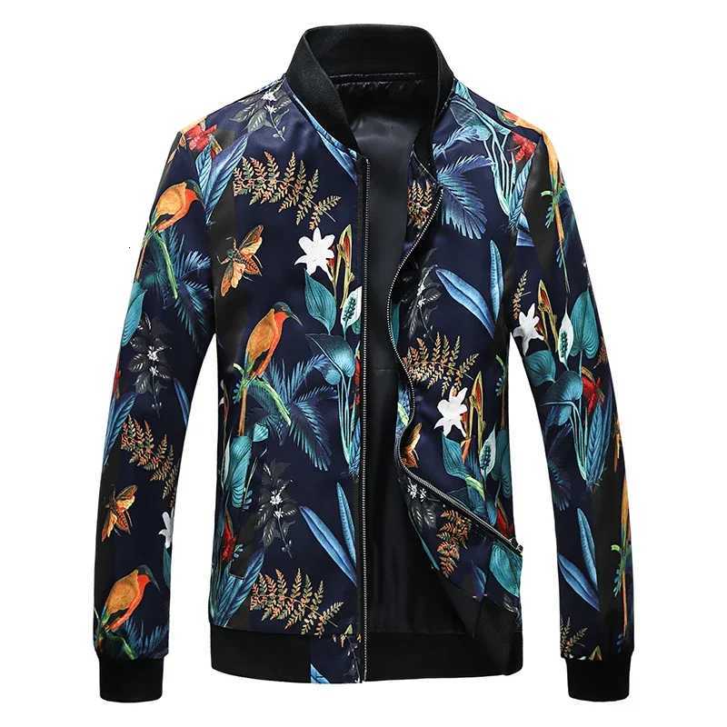 Spring New Mens Handsome Printing Mens Jacket Fashion Casual Youth Slim Sports Jacket Asian Size M-6XL W250809