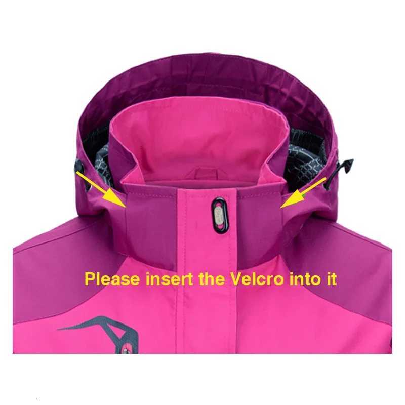 Women Spring Trekking Jacket Outdoor Hiking Rain Coat Windbreaker Waterproof Hooded Camping Cycling Climbing W250711