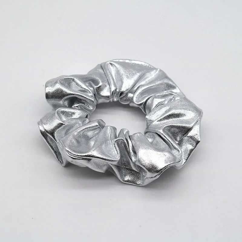 Medium Y2K Hair Band - Silver Elastic Sweet Simple Design Suitable for Valentines Day and New Year Party Accessories. Y250711