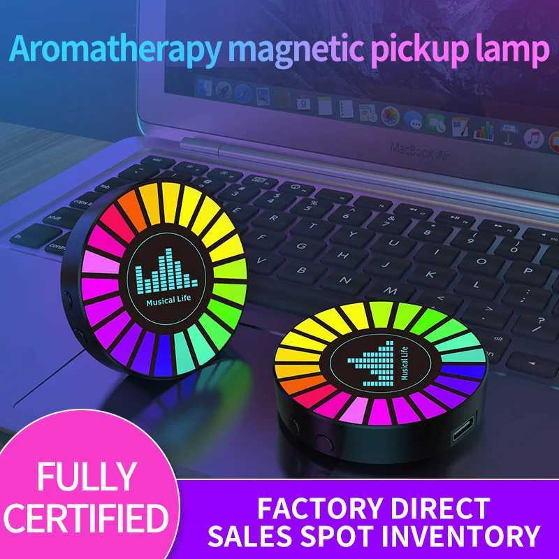 Led Music Sound Control Pickup Light Rhythm Lamp RGB Car Ambient Light Adjustable Automotive Strip for Automobiles Family PartyXJ250710