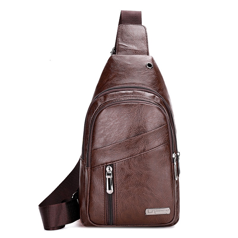 Designer Luxury bag bag Men's Chest Bag Casual Bag New Men's Chest Phone Bag Simple Versatile Shoulder Bag Lightweight PU Crossbody Small Ba