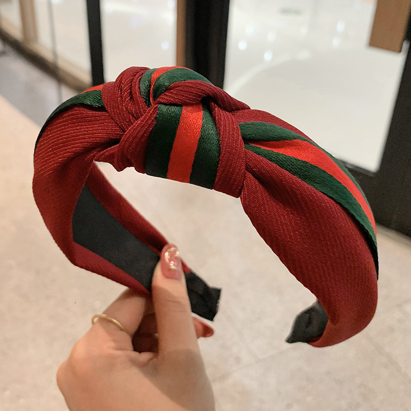 Cute Women Elegant headband knot simple fashion multi-color head hoop girl vocation 250711