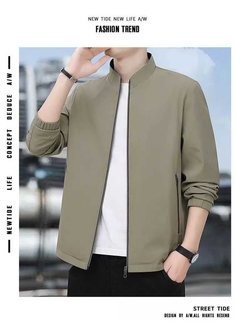 Spring Autumn Mens Jacket Casual Trendy W250711