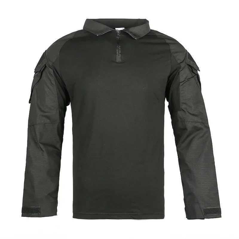 Mens Outdoor Tactical Hiking T-Shirts Hunting Camouflage Long Sleeve Hunting Climbing Shirt Breathable Mens Sportswear W250711