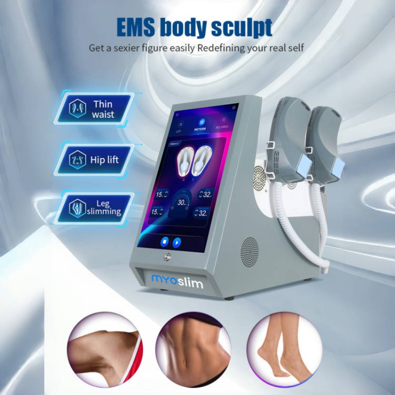 2025 New Myosilm15 Tesla RF Professional Body Sculpt 6500W Myosilm Slimming Machine Muscle Stimulator