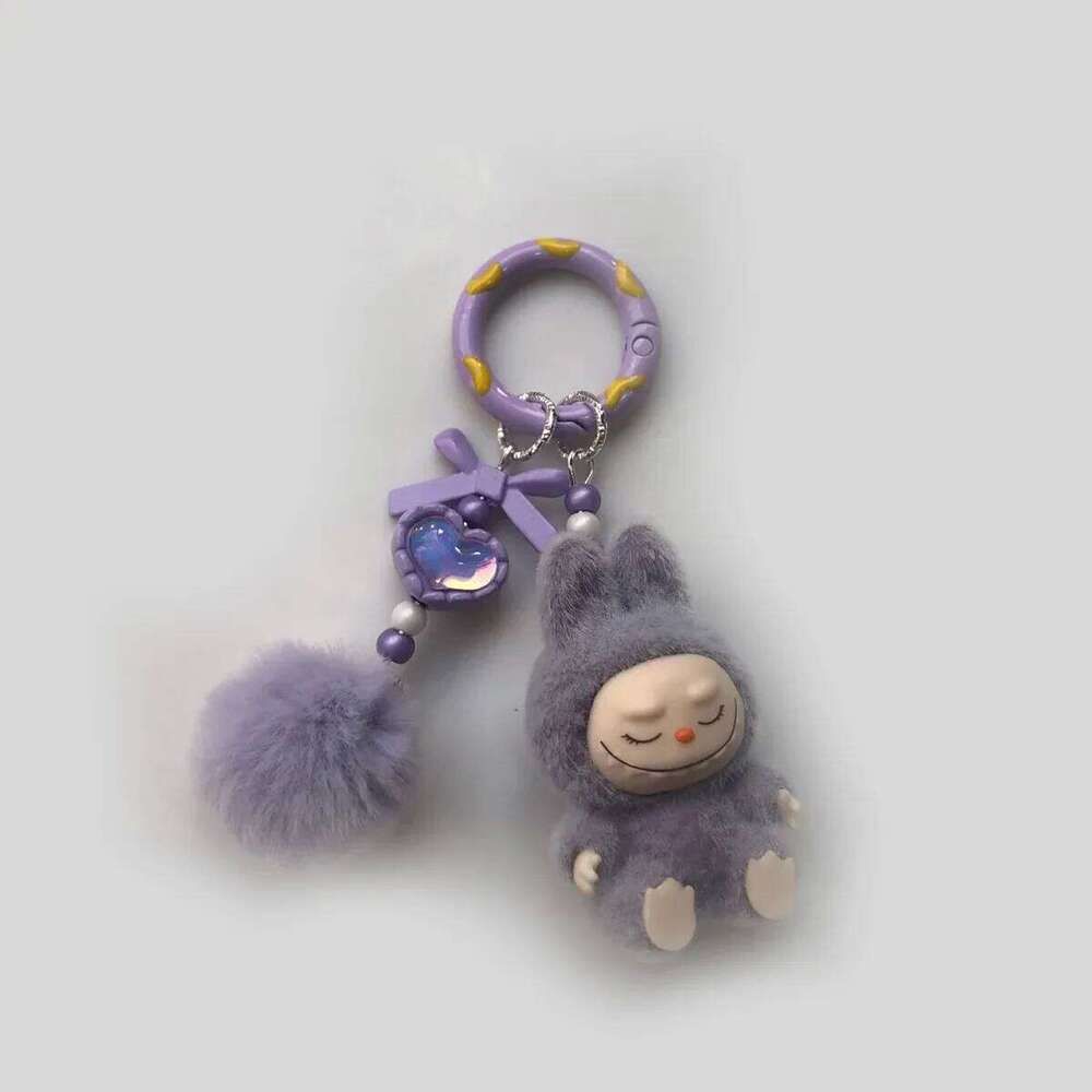 labubu creative cartoon doll design labubus charming accessory keyring