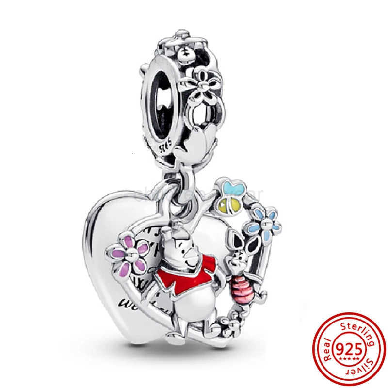 Disney Winnie the Pooh Tiger Piglet Birthday Charm Fit Pantaro Bracelet DIY Women Exquisite High Quality Jewellery Gift W20250711
