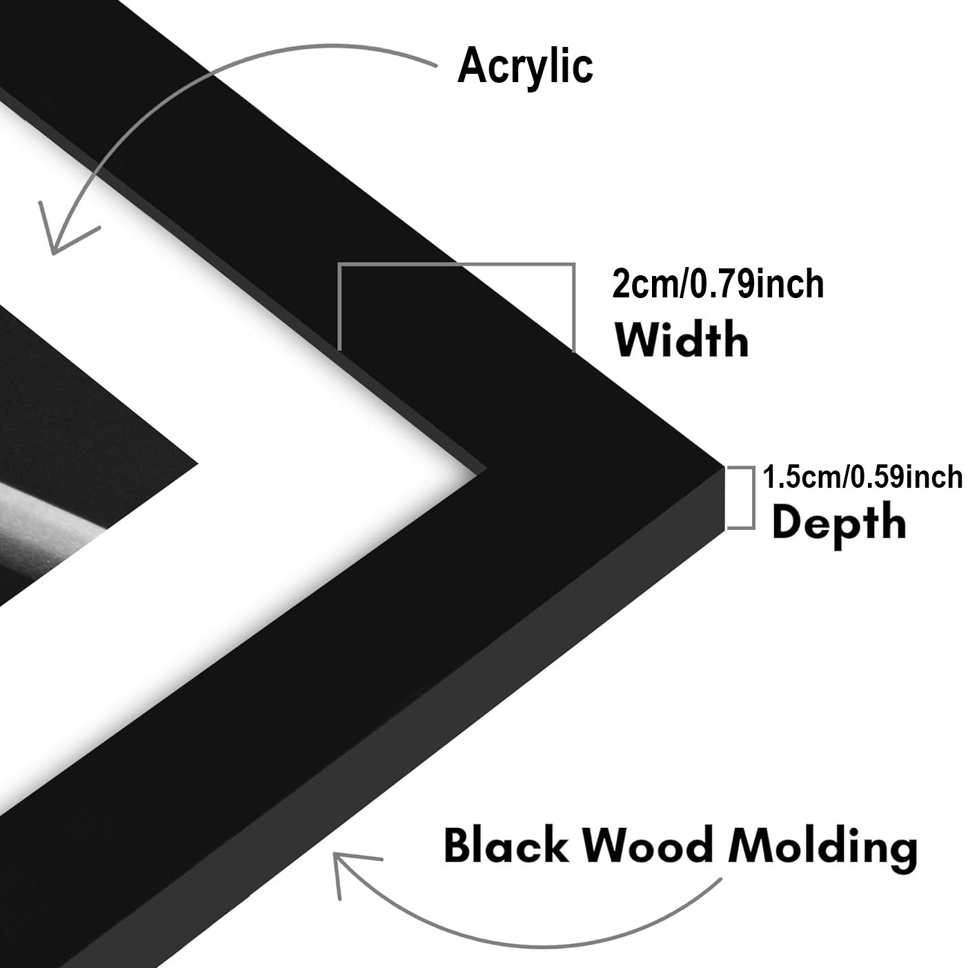 Square Wall Hanging With Mat 20X20cm Wood Picture Frame Stand For Pictures Photo Decor Commemorative Gift H260306