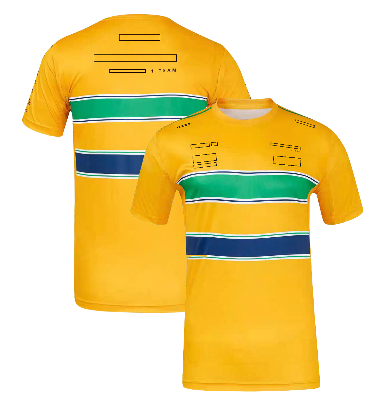 F1 Racing 2024 Formula 1 Race Team Tribute Polo Shirts Driver Fans Striped Short-sleeved Jersey Men's T-shirt Tops free shipping