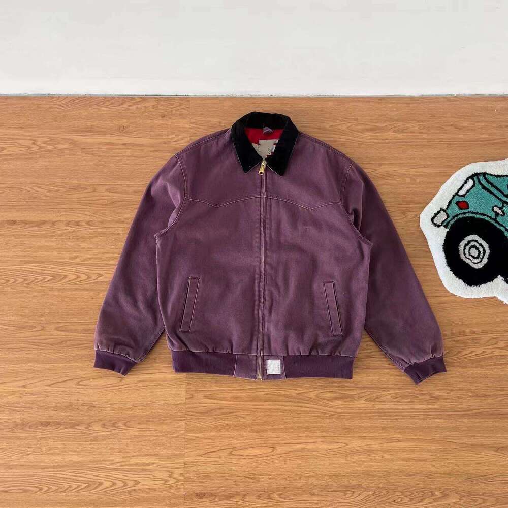 Alternative American Style Washed Vintage Cleanfit Santa Fe Men's Casual Loose Jacket Unisex y2k
