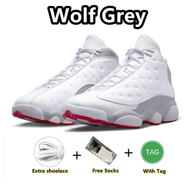 With Box 13 13s Basketball Shoes Designer Shoes Panda J13 Outdoor Sneakers For Men Women Red Black White Flint Wheat Wolf Grey Playoffs Purple Cap Gow