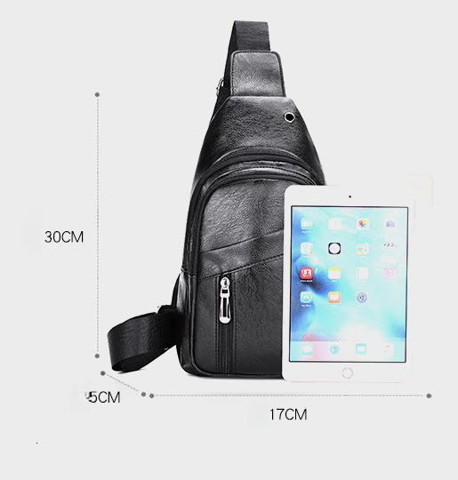 Designer Luxury bag bag Men's Chest Bag Casual Bag New Men's Chest Phone Bag Simple Versatile Shoulder Bag Lightweight PU Crossbody Small Ba