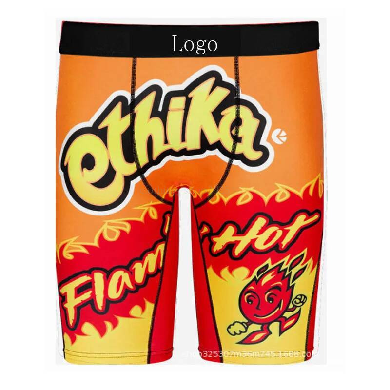 Designer 3Xl Mens Ethikaa Boxer Underwear Ethica Boxer Underpants Brand Clothing Shorts Sports Breathable Printed Boxers Briefs With Package Plus Size 702