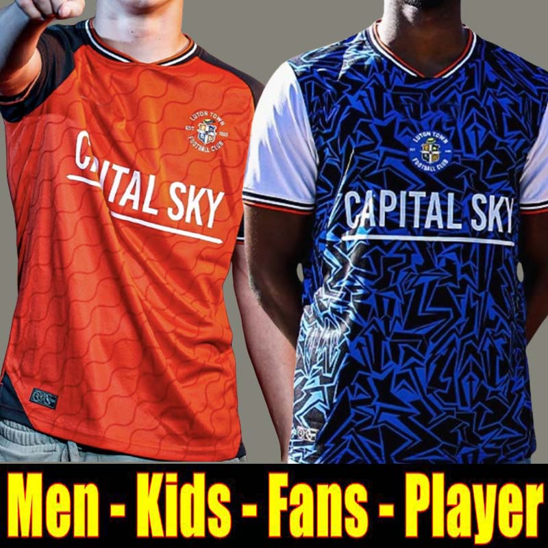 25 26 LuTOnS Soccer Jerseys Kids Kit Home Away 2024 Football Shirt Maillot Foot MORRIS WOODROW ADEBAYO BURKE CAMPBELL ToWns
