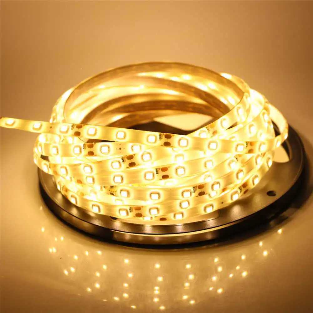 2835 SMD LED Strip Light DC12V 5M 300 LEDs Flexible Ribbon Tape Lighting White Warm White Red Green Blue Yellow Pink RGB XJ250710