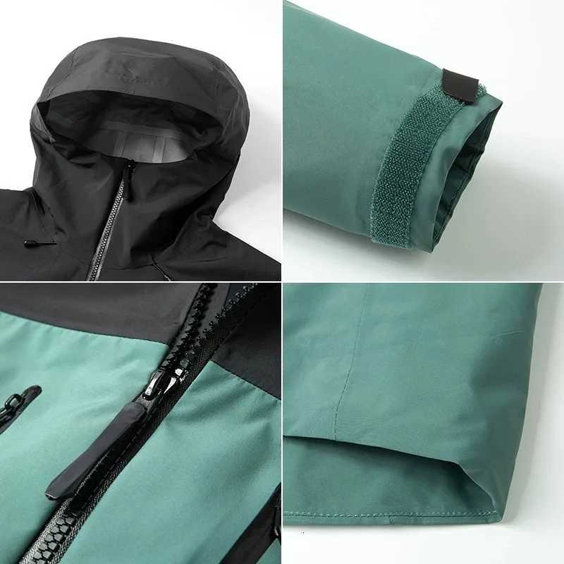 New Hiking Jacket Outdoor Sports Camping Mountaineering Fashion Mens Windproof British Wind Hooded Simple Storm Jacket W250711