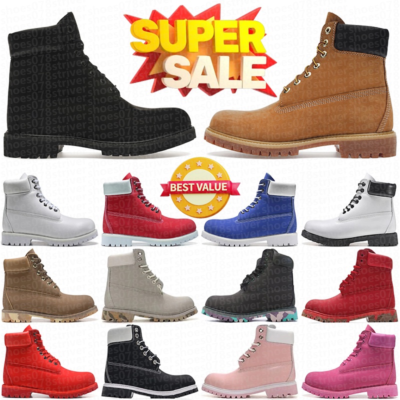 designer boots men women snow boot daily outfit cowboyboots ankle booties shoes white black brown red navy blue pink olive camo outdoor sneakers