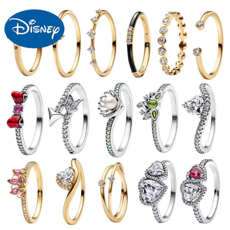 Disney 2025 New Disney Stranger Things Series Ring Suitable for Original Pandora DIY Women Christmas Jewelry Gift W20250714