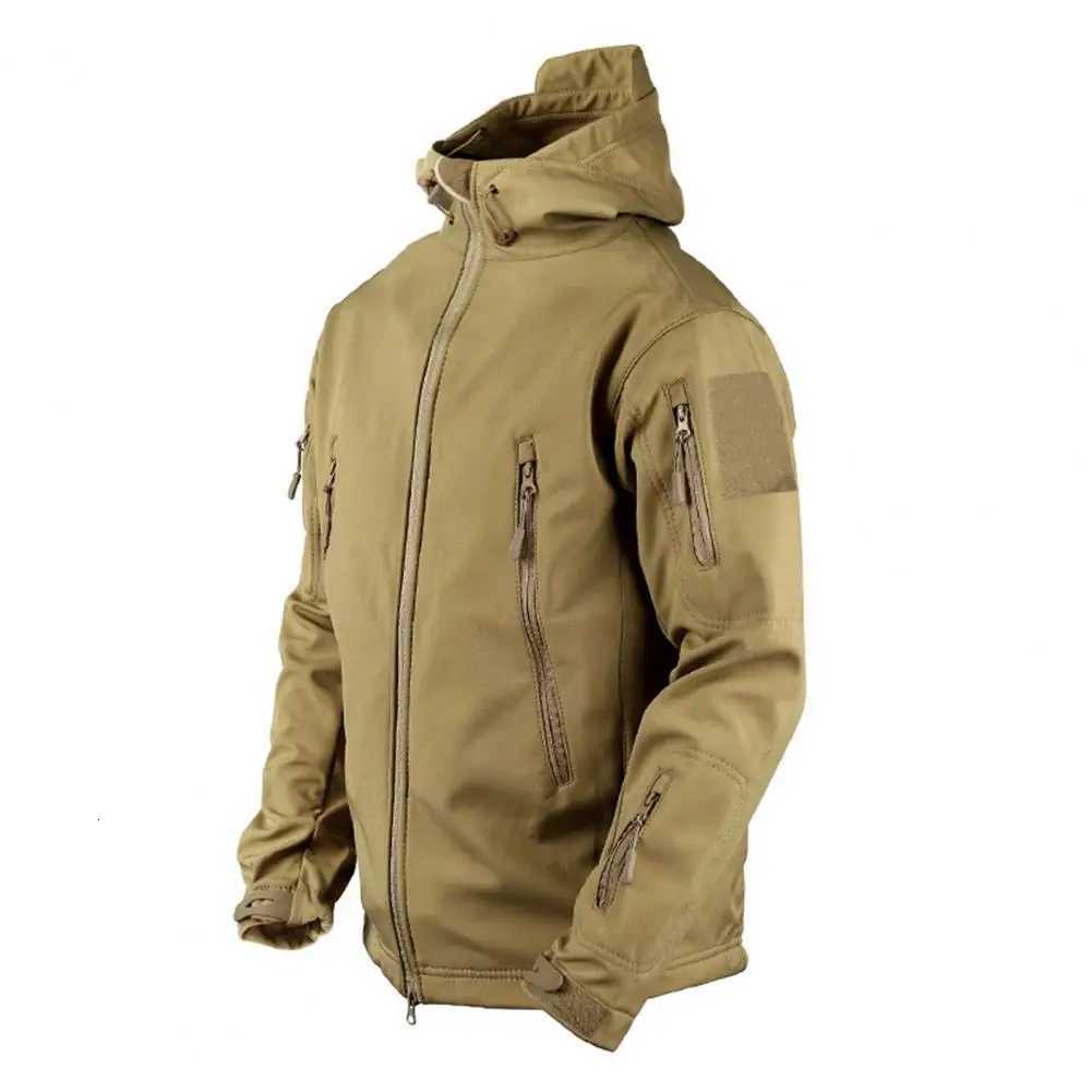 Men Jackets Military Field Windbreaker Men Waterproof Coat Hoodie Men Hunting Army Zipper Hooded Jacket Outerwear W250711