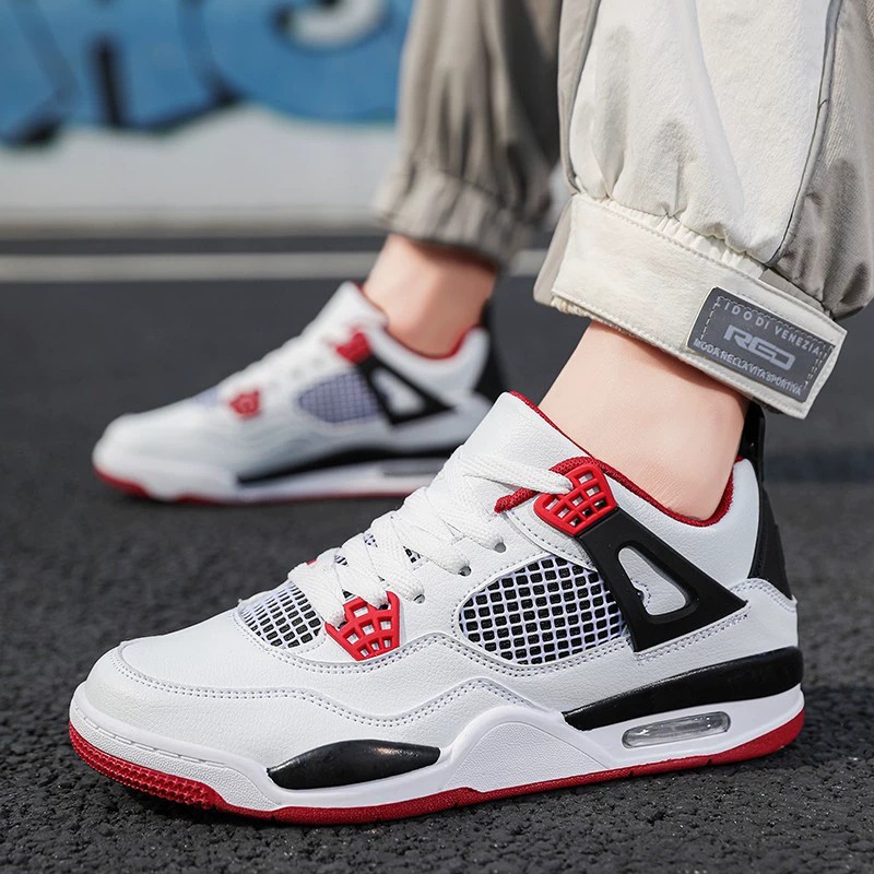 Basketball Shoes Mens Red Thunder White Cement University Blue Seafoam Military Black Cat Cherry Cement Grey Cool