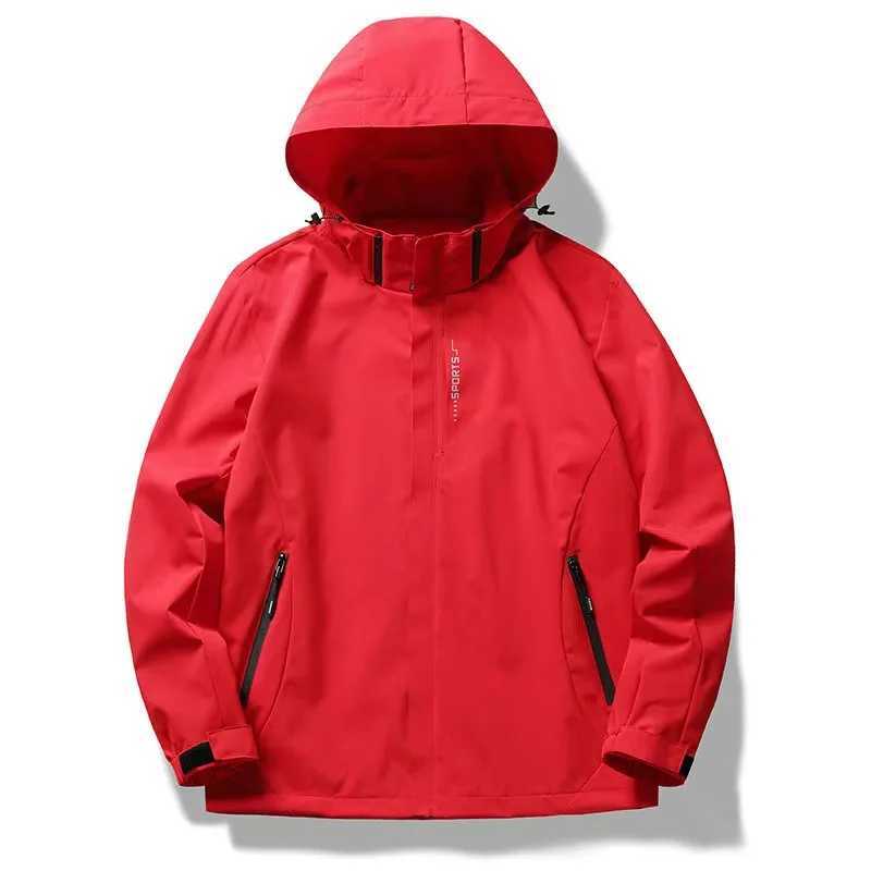 2025 New Outdoor Thin Jacket Single-layer Remover Waterproof Windproof Jacket Mens Style W250711