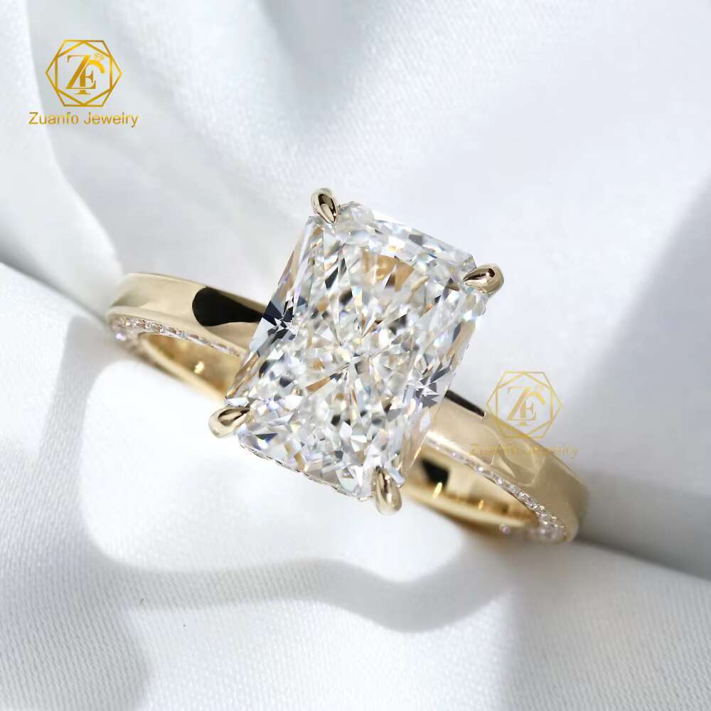 Lab Grown Synthetic Diamond Ring for Special Occasions Jewelry Piece Highlighting Unique Diamond Ring