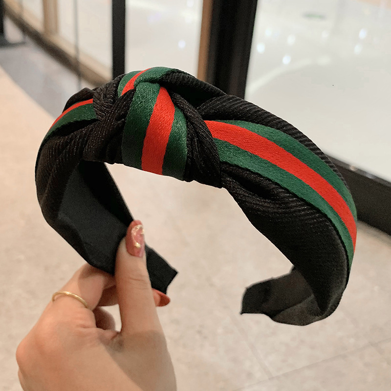 Cute Women Elegant headband knot simple fashion multi-color head hoop girl vocation 250711