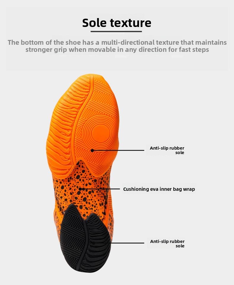 Boxing shoes competition training wrestling shoes fighting fighting Sanda fitness squat shoes non slip breathable