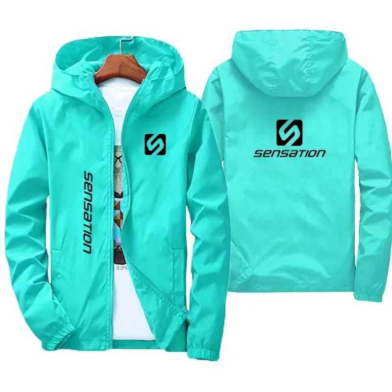 New high-quality mens jacket Windbreaker Spring autumn hooded mountaineering jacket large size waterproof coat raincoat W250711