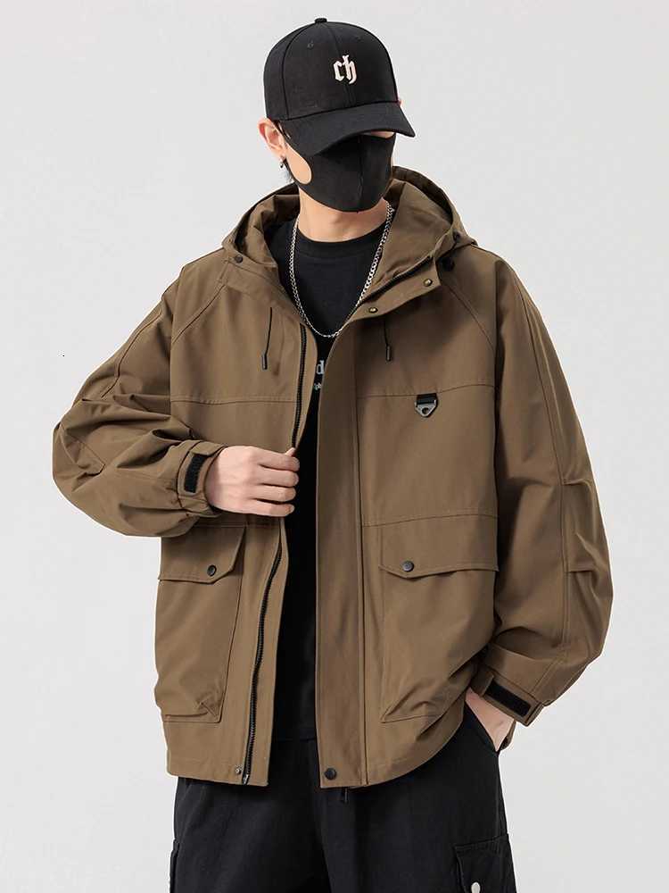 Spring Mens Jacket Hooded Windbreakers 8XL 7XL 6XL Plus Size Korean Fashion Loose Coat Windproof Casual Jackets for Men W250711