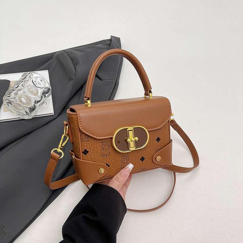 Designer Bag Luxury Bag Contrast Color Women S New Style Popular All Go Crossbody Fashion Super Fire Shoulder Bag Carry Small Square