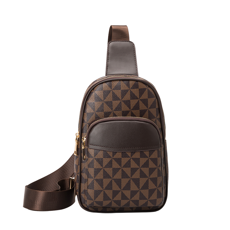 Designer Bag Luxury Bag Free Shipping Shoulder Bags Fashionable Stylish Sling With Geometric Shoulder Bag Print And Adjustable Strap
