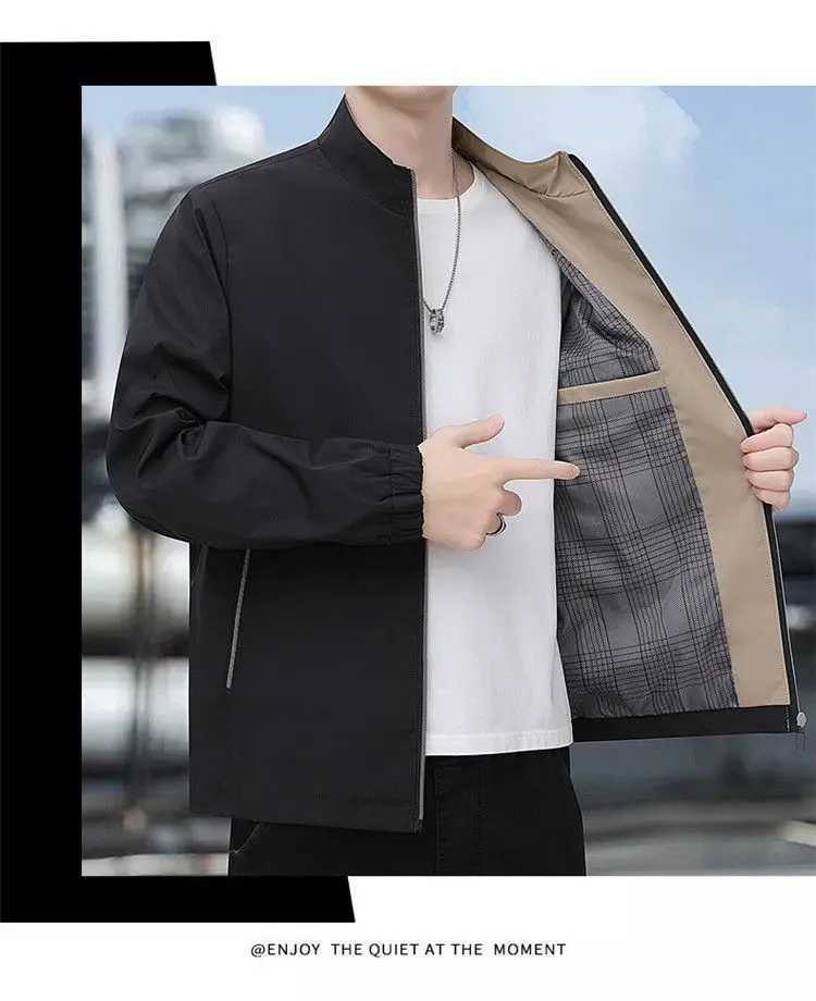 Spring Autumn Mens Jacket Casual Trendy W250711