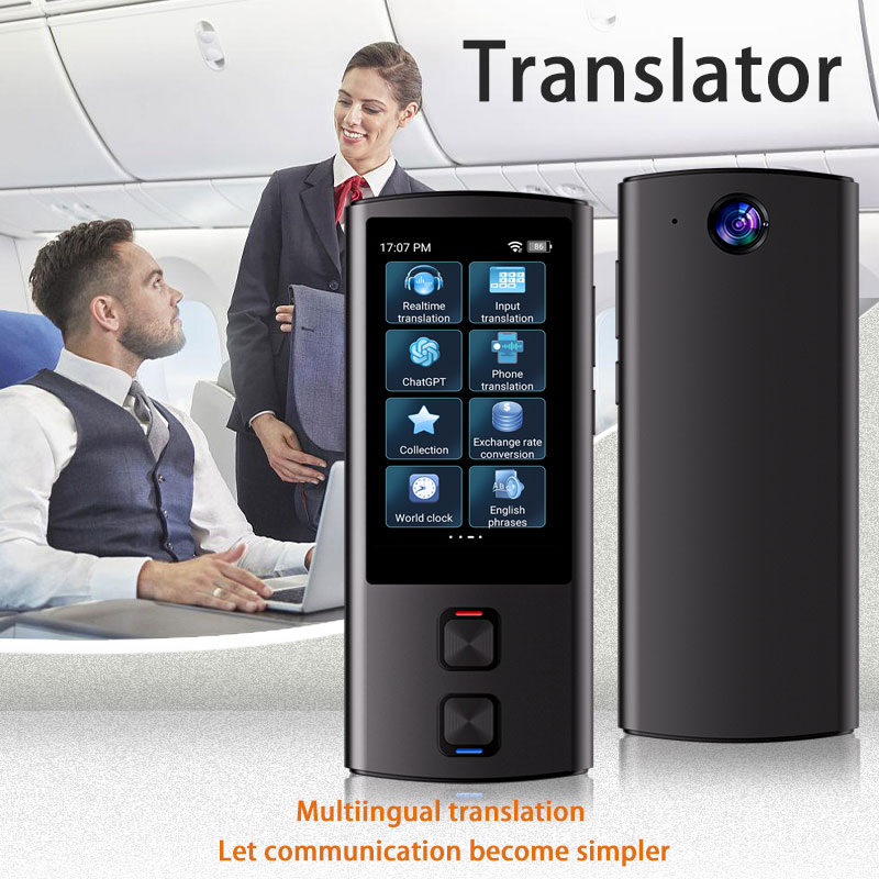Portable AI Communication Assistant Offering Seamless Translation Services through Integrated Virtual Assistants (ChatGPT), Online Dictionaries